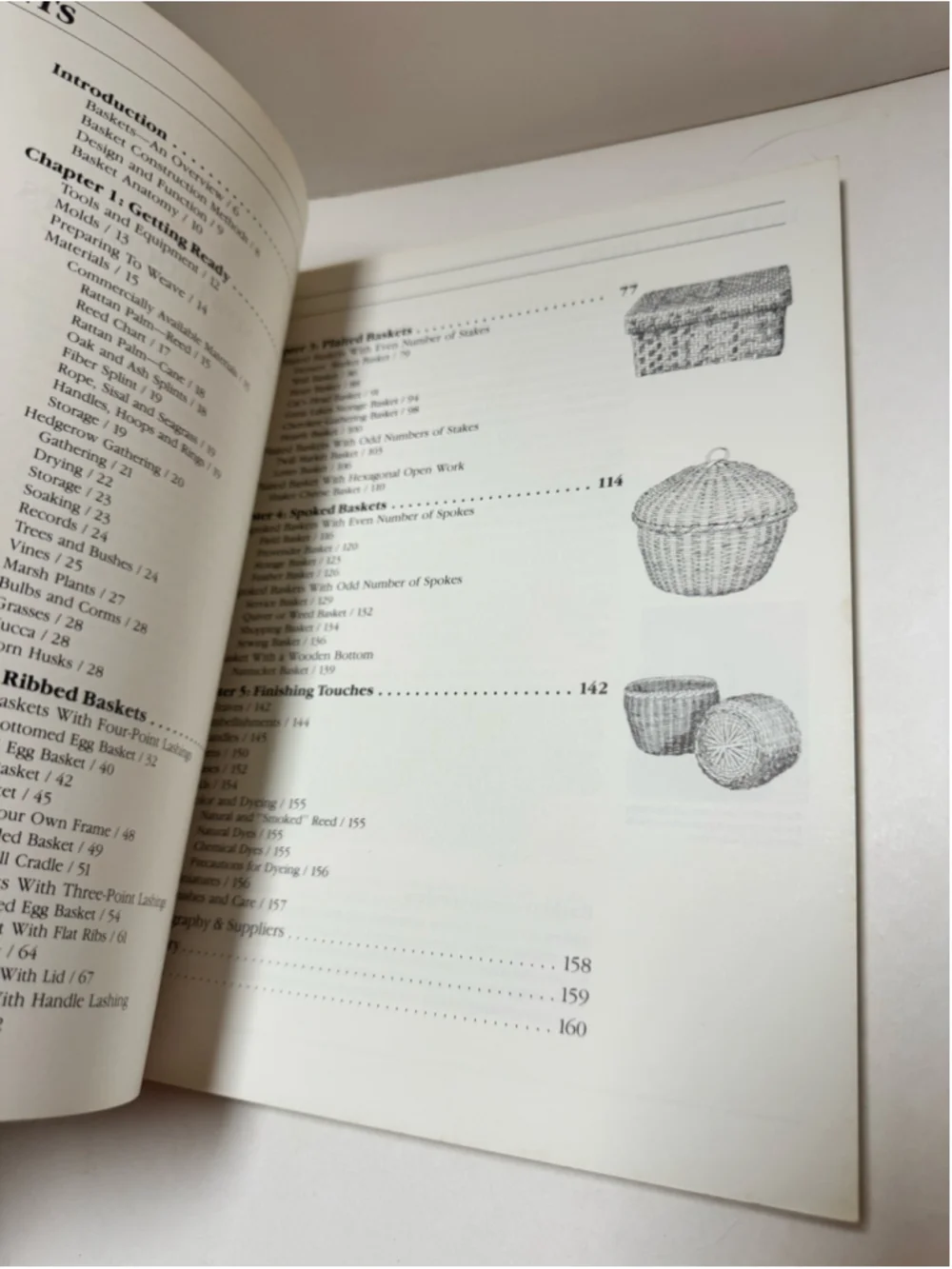 Interweave Press Splint Woven Basketry Paperback Book 1986
